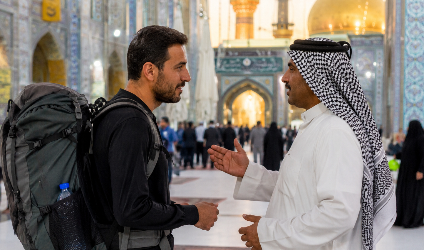 مکالمه مرد فارس با عرب